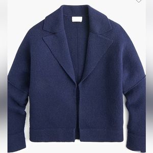 J. Crew Collection Oversized Open Sweater-Blazer